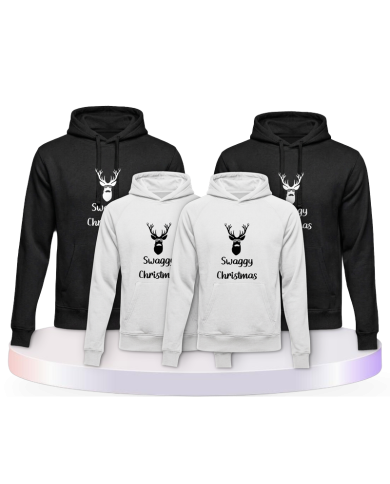 Swaggy Christmas Familienset Hoodies | Paarpulli