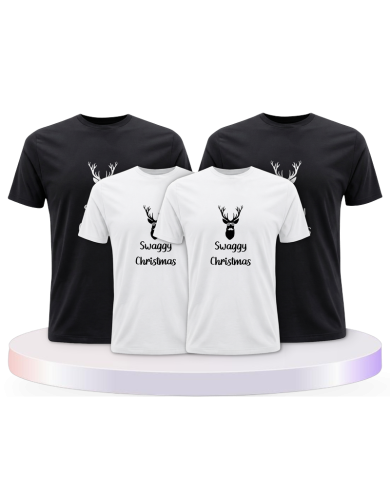 Swaggy Christmas Familienset T-Shirts | Paarpulli