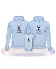 Swaggy Christmas Familienset Hoodies mit Babybody | Paarpulli