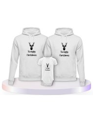 Swaggy Christmas Familienset Hoodies mit Babybody | Paarpulli