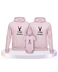 Swaggy Christmas Familienset Hoodies mit Babybody | Paarpulli