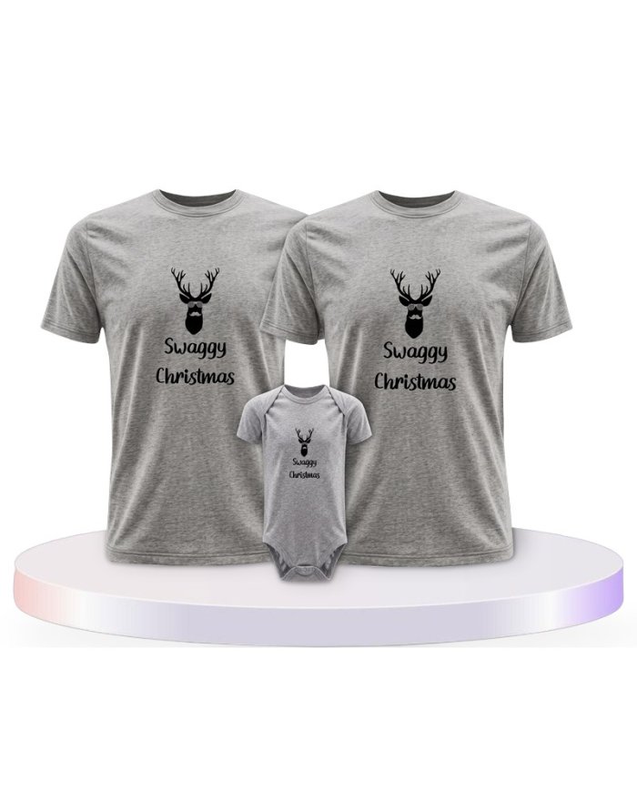 Familienlook T-Shirts mit Swaggy Christmas | Paarpulli