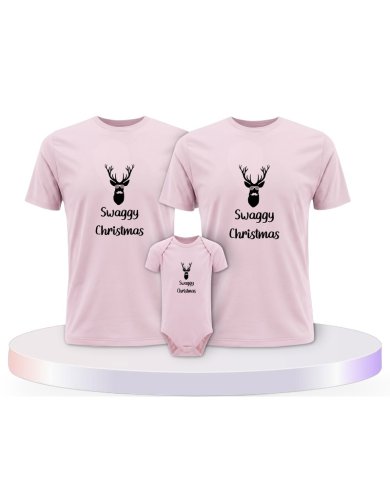 Familienlook T-Shirts mit Swaggy Christmas | Paarpulli