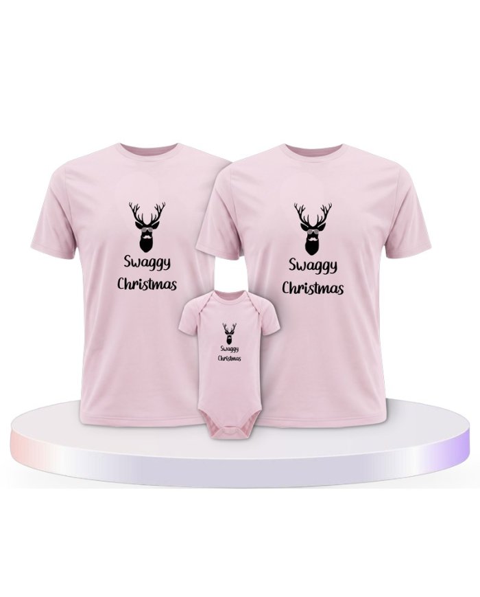 Familienlook T-Shirts mit Swaggy Christmas | Paarpulli
