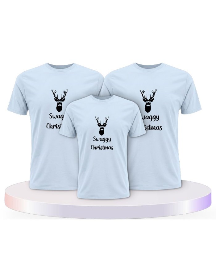 Familienlook T-Shirts mit Swaggy Christmas | Paarpulli