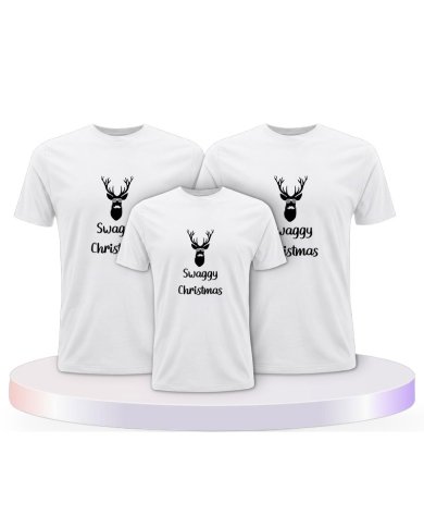 Familienlook T-Shirts mit Swaggy Christmas | Paarpulli