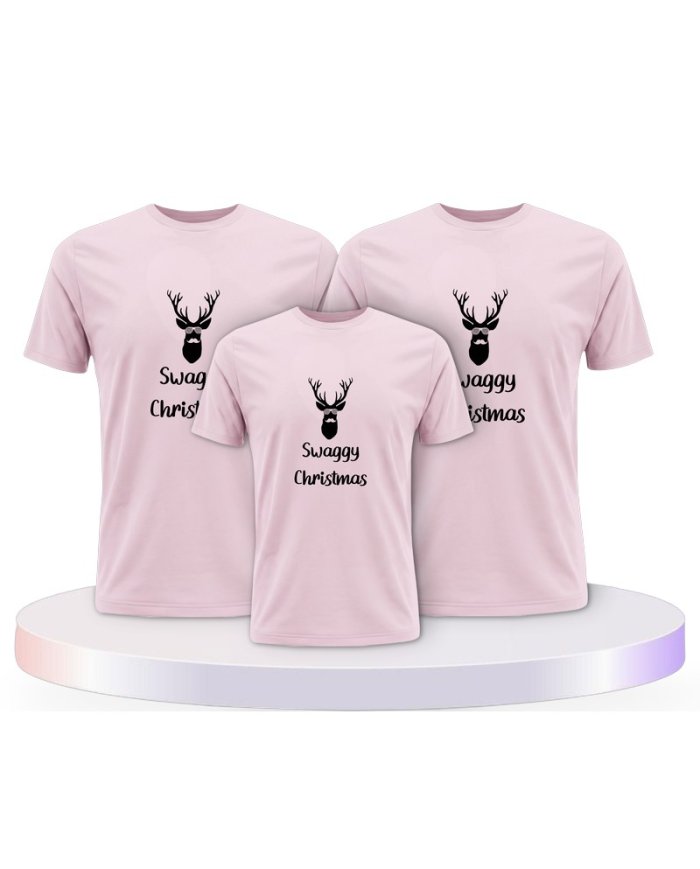 Familienlook T-Shirts mit Swaggy Christmas | Paarpulli