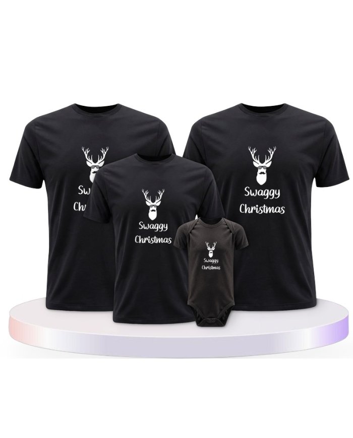 Familienlook T-Shirts mit Swaggy Christmas | Paarpulli