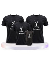 Familienlook T-Shirts mit Swaggy Christmas | Paarpulli