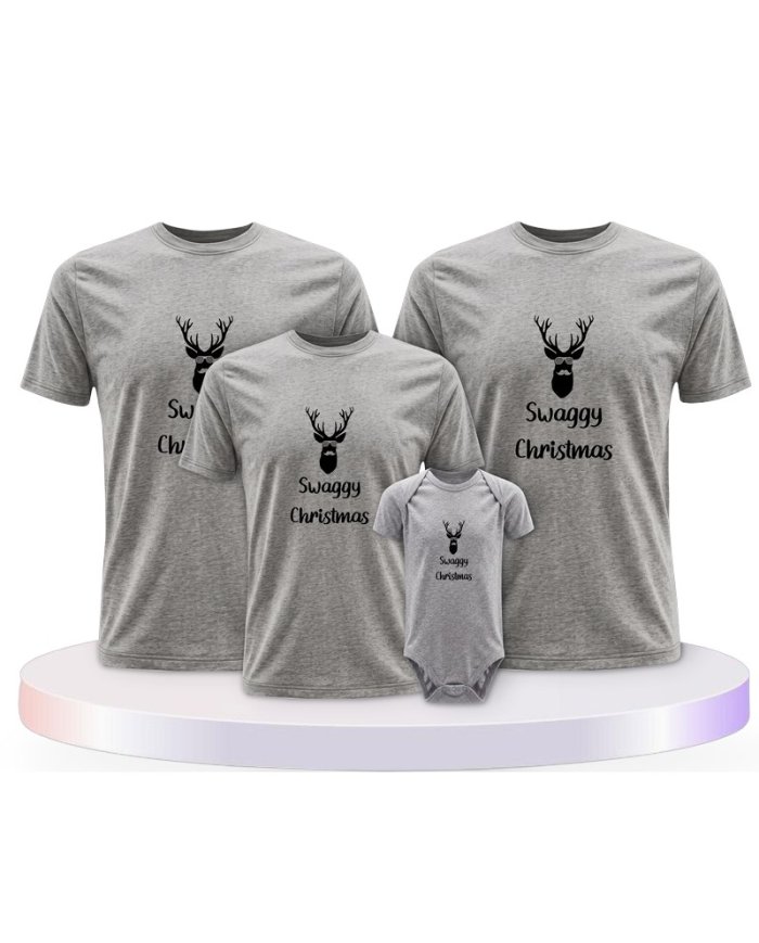 Familienlook T-Shirts mit Swaggy Christmas | Paarpulli