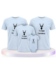 Familienlook T-Shirts mit Swaggy Christmas | Paarpulli