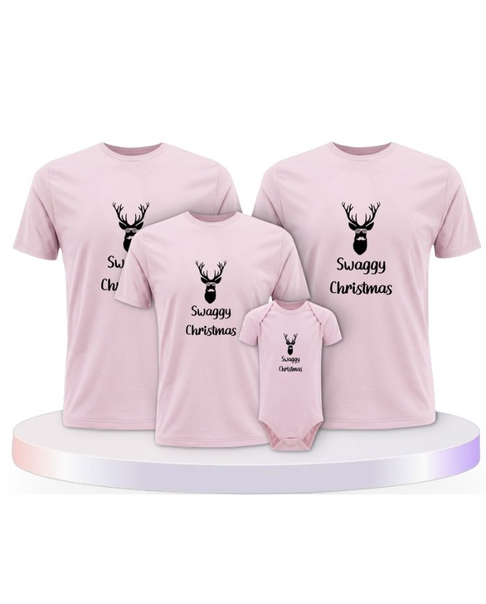 Familienlook T-Shirts mit Swaggy Christmas | Paarpulli