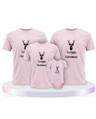Familienlook T-Shirts mit Swaggy Christmas | Paarpulli