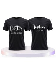 Partnerlook T-Shirts mit Better Together | Paarpulli