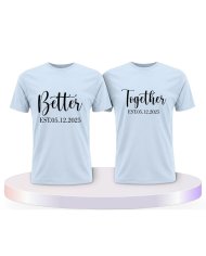 Partnerlook T-Shirts mit Better Together | Paarpulli