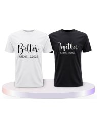 Partnerlook T-Shirts mit Better Together | Paarpulli