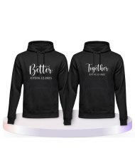 Better Together mit Wunschdatum Personalisiert Partner Hoodies |.