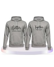 Better Together mit Wunschdatum Personalisiert Partner Hoodies |.