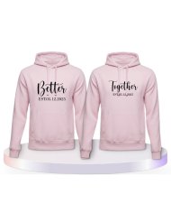 Better Together mit Wunschdatum Personalisiert Partner Hoodies |.