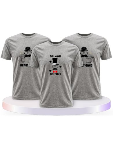 Der Mann Des Tages & Bräutigang Bräutigam T-Shirts | Paarpulli