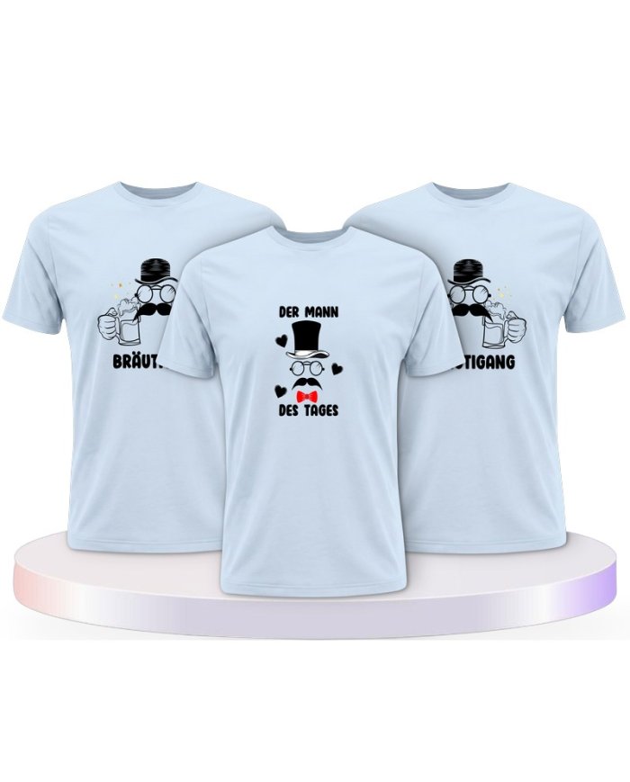 Der Mann Des Tages & Bräutigang Bräutigam T-Shirts | Paarpulli