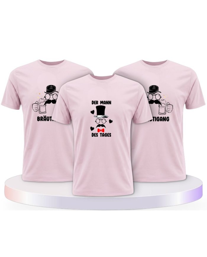 Der Mann Des Tages & Bräutigang Bräutigam T-Shirts | Paarpulli