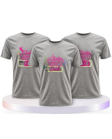 Ladies Night Bride & the Girls Braut Partner T-Shirts | Paarpulli
