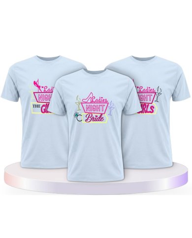 Ladies Night Bride & the Girls Braut Partner T-Shirts | Paarpulli