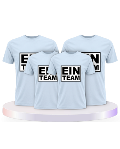 EIN TEAM" Shirt Partner Outfit für die Familie | Paarpulli