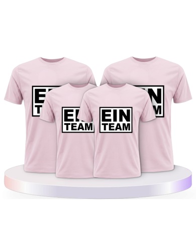 EIN TEAM" Shirt Partner Outfit für die Familie | Paarpulli