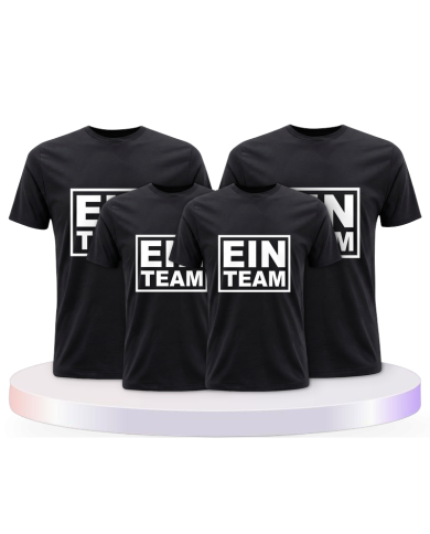EIN TEAM" Shirt Partner Outfit für die Familie | Paarpulli