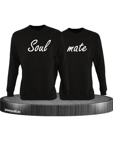 Soul mate Pullover in schwarz