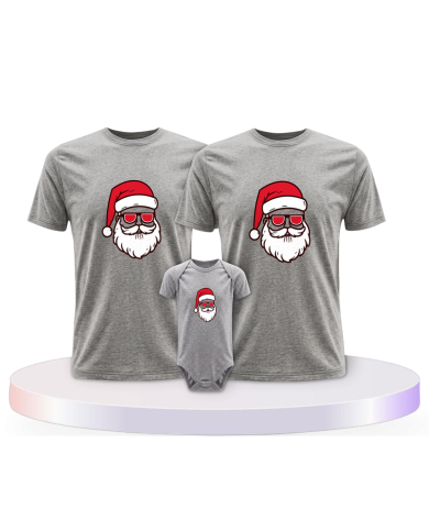 Weihnachtsmann Cool Christmas mit Baby Body Familien | Paarpulli