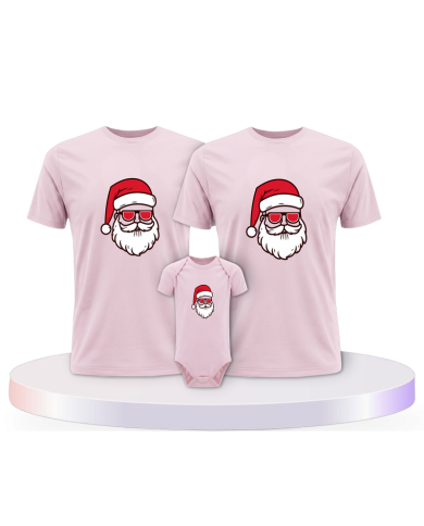 Weihnachtsmann Cool Christmas mit Baby Body Familien | Paarpulli