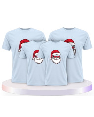 Weihnachtsmann Cool Weihnachten Familienset T-Shirts | Paarpulli