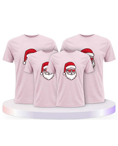Weihnachtsmann Cool Weihnachten Familienset T-Shirts | Paarpulli