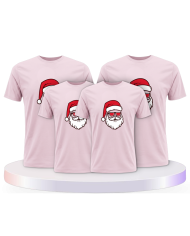Weihnachtsmann Cool Weihnachten Familienset T-Shirts | Paarpulli