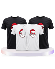 Weihnachtsmann Cool Weihnachten Familienset T-Shirts | Paarpulli
