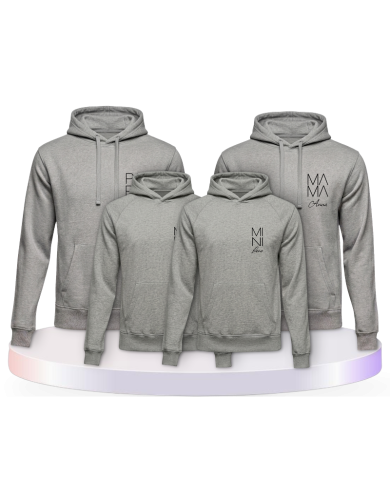 Papa Mama Mini Wunschname Partner Outfit für die Familie | Paarpulli