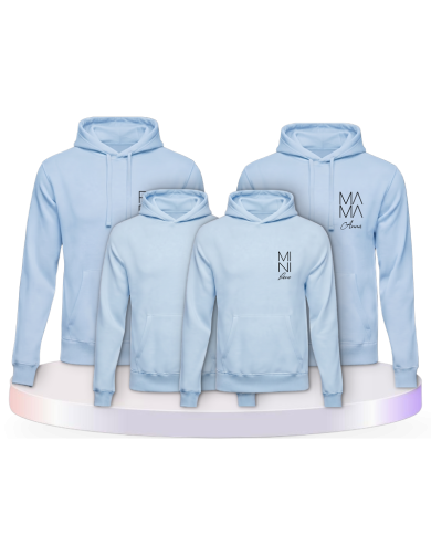 Papa Mama Mini Wunschname Partner Outfit für die Familie | Paarpulli