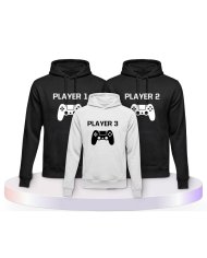 Player mit Controller Partner Outfit für die Familie | Paarpulli