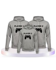 Player mit Controller Partner Outfit für die Familie | Paarpulli