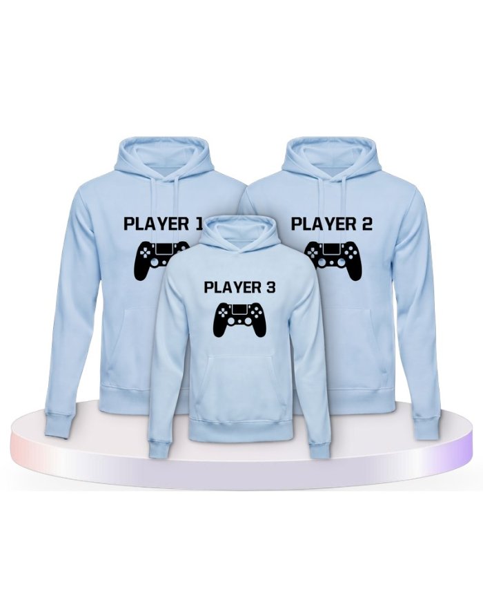 Player mit Controller Partner Outfit für die Familie | Paarpulli