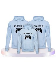 Player mit Controller Partner Outfit für die Familie | Paarpulli