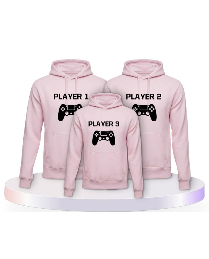 Player mit Controller Partner Outfit für die Familie | Paarpulli