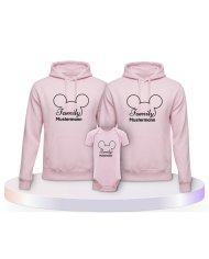Familienlook Hoodies mit Family Comic Design | Paarpulli