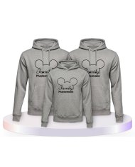 Family Comic Design Familienset Hoodies | Paarpulli
