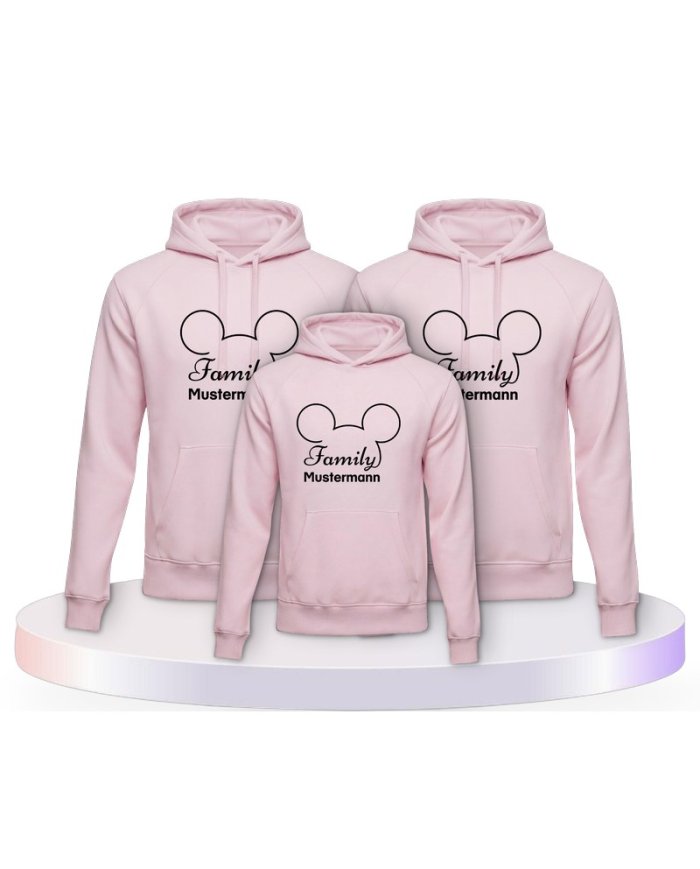 Family Comic Design Familienset Hoodies | Paarpulli