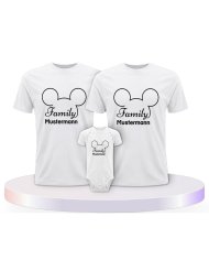 Familienlook T-Shirts mit Family Comic Design | Paarpulli