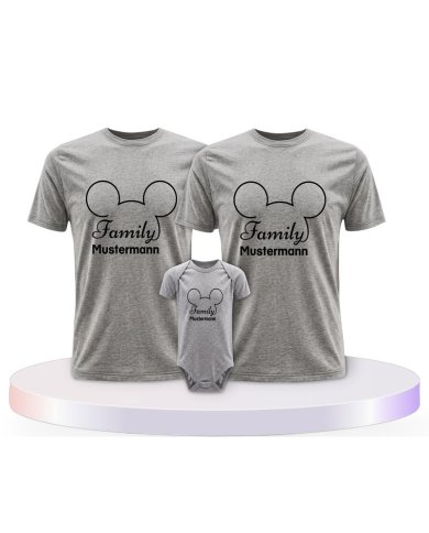 Familienlook T-Shirts mit Family Comic Design | Paarpulli